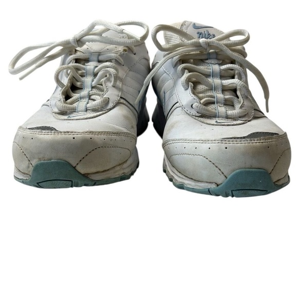 Nike Women's View II Walking Sneakers White/Ice Rolling Rail Blue Size 9 - Picture 11 of 16